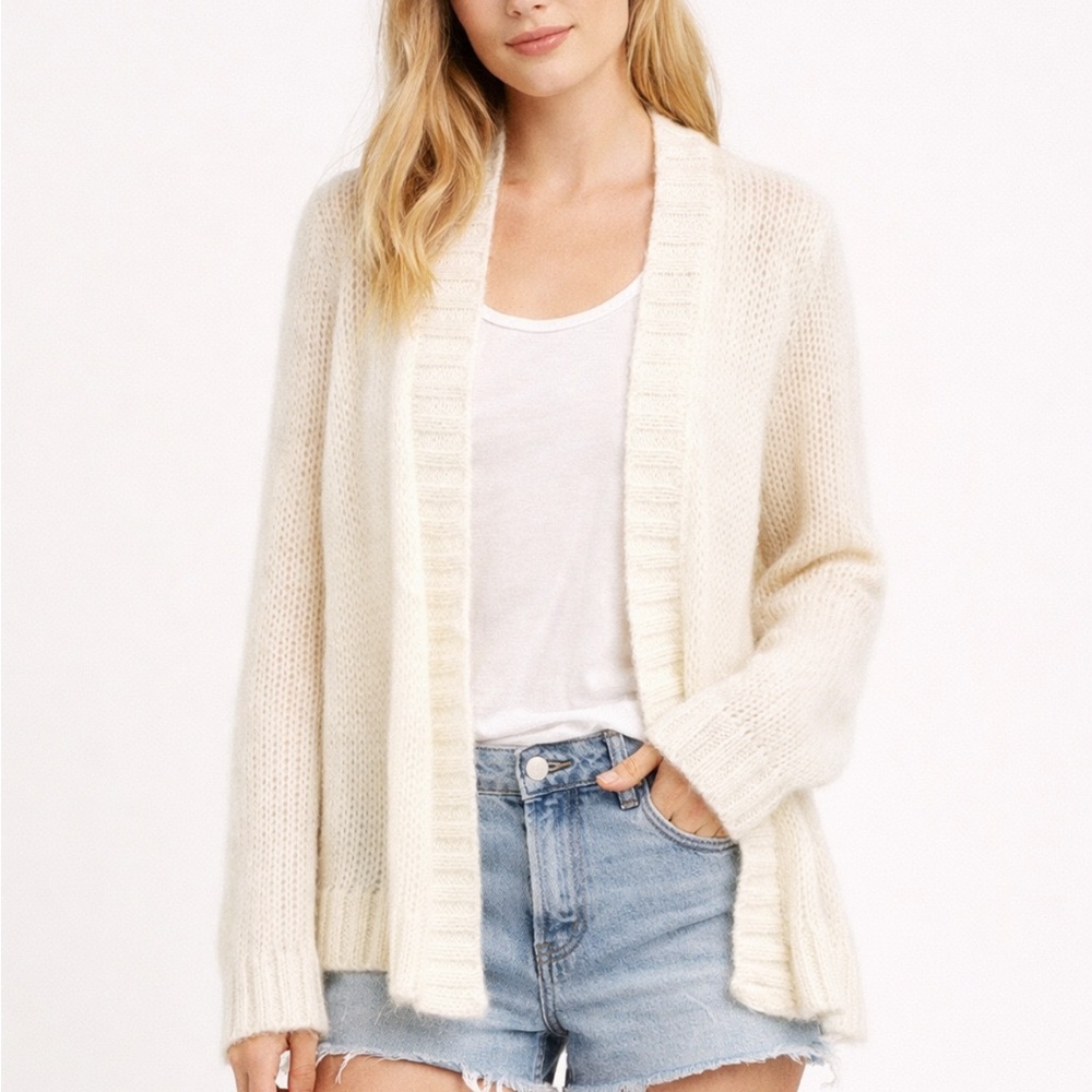 Wooden Ships Open Knit Cardigan